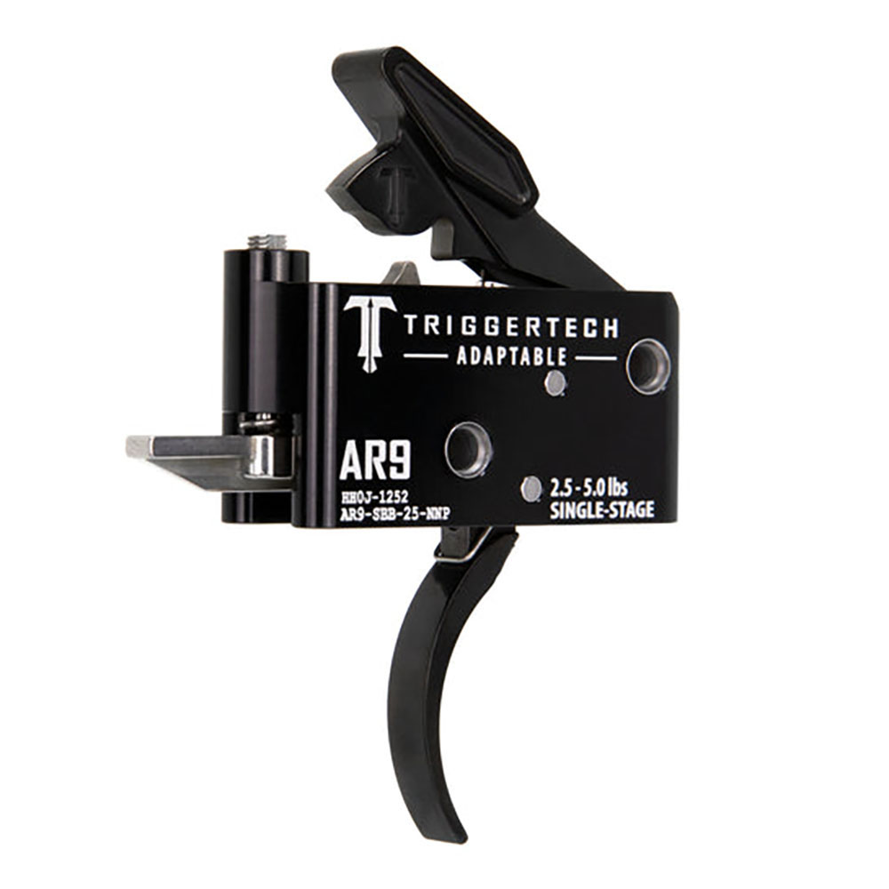 AR9 SS - Détente Pro incurvée adaptable noire